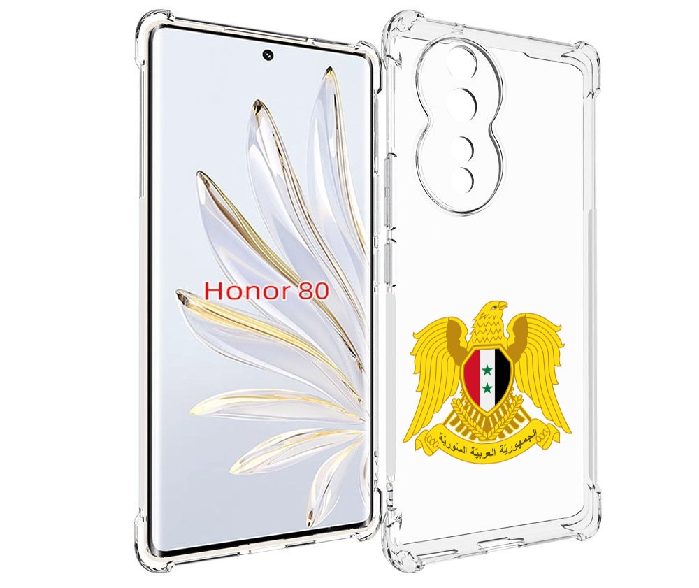 

Чехол MyPads герб-сирии для Honor 80, Прозрачный, Tocco