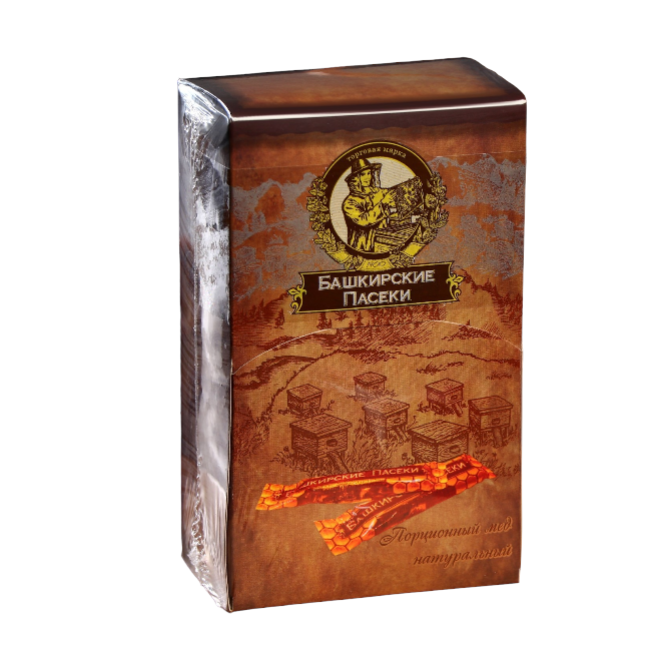 Мед порционный цветочный, 50 шт х 10 г