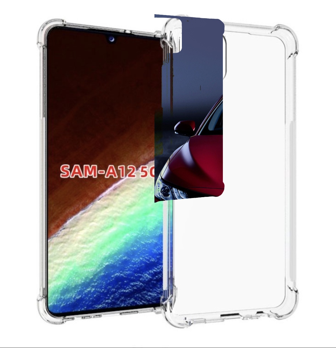 

Чехол MyPads toyota 1 для Samsung Galaxy A12 (SM-A125F) 2020/21/A12 Nacho SM-A127F, Прозрачный, Tocco
