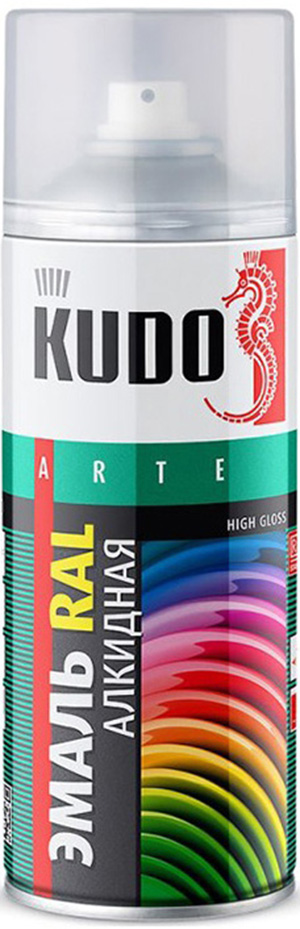 KUDO KU-08017 эмаль аэрозольная алкидная RAL 8017 шоколадно-коричневый (0,52л) печенье forsite шоколадно сливочный вкус 208 гр
