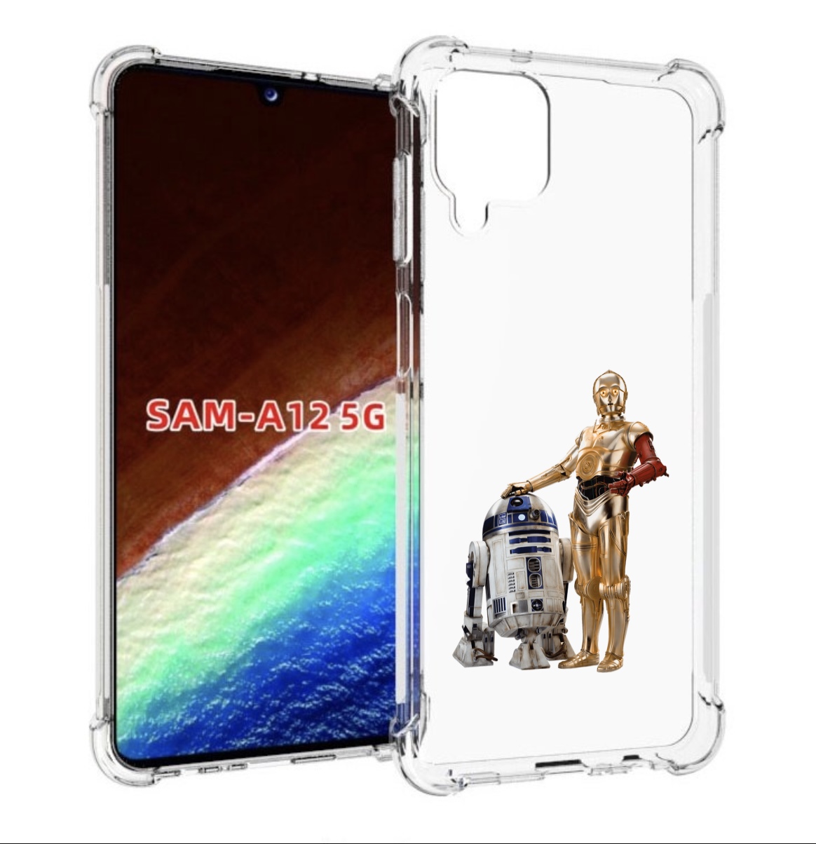 

Чехол MyPads starwars-звездные-воины для Samsung Galaxy A12 (SM-A125F) 2020/21, Прозрачный, Tocco