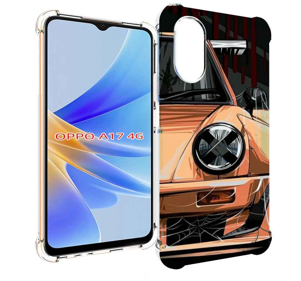 

Чехол MyPads Порш мужской для OPPO A17, Прозрачный, Tocco