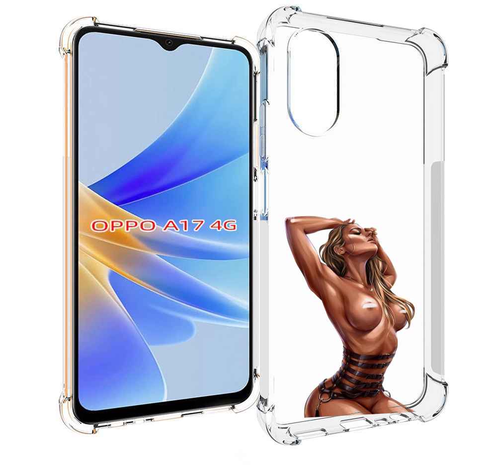 

Чехол MyPads Портупея денский для OPPO A17, Прозрачный, Tocco