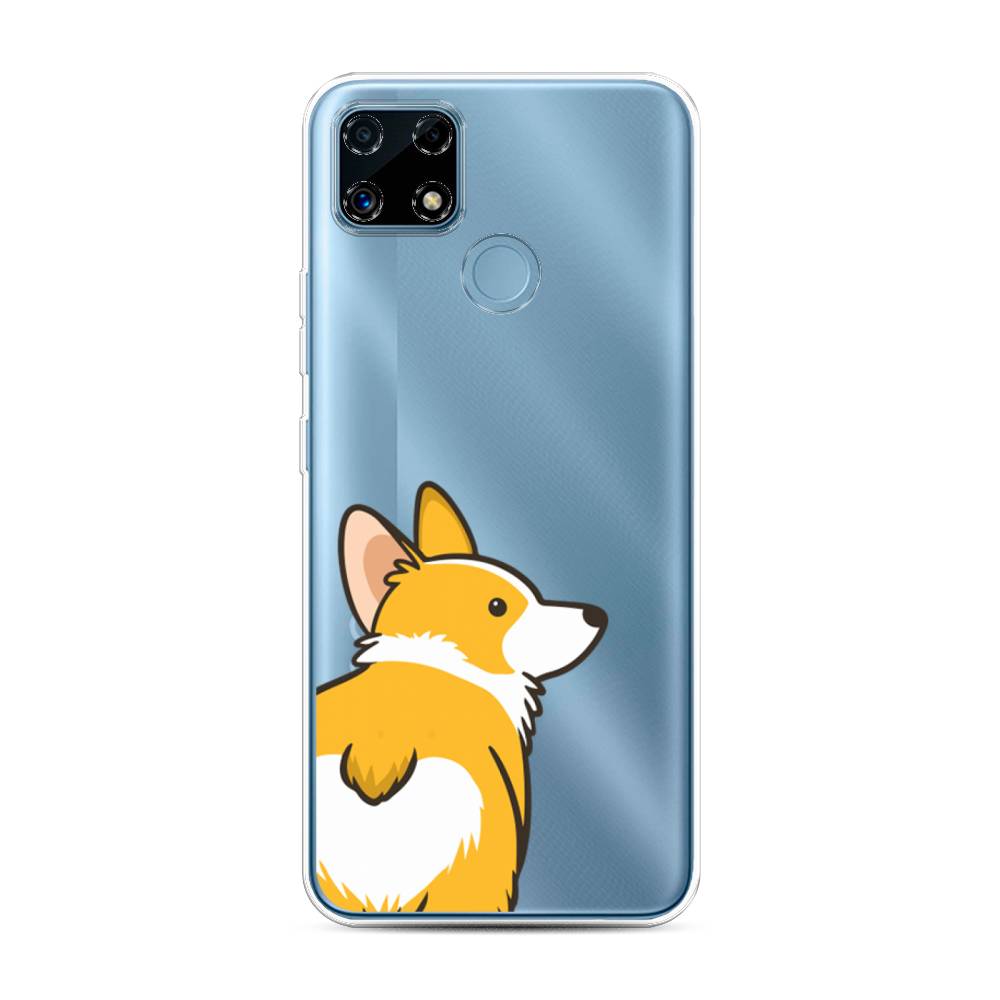 

Чехол Awog на Realme C25/C25s "Корги следуй за мной", Разноцветный, 257450-2