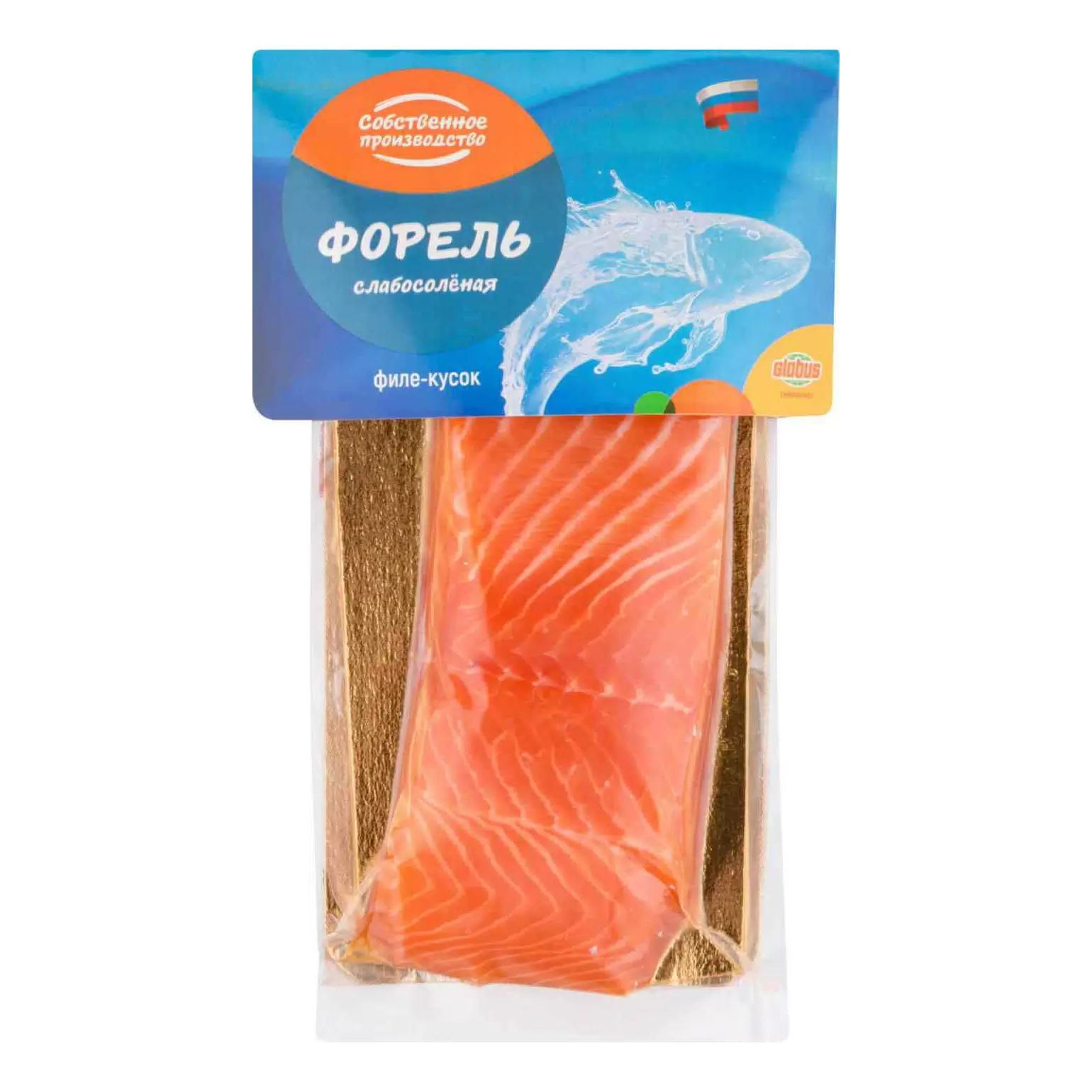 

Форель слабосоленая кусок в масле 220 г