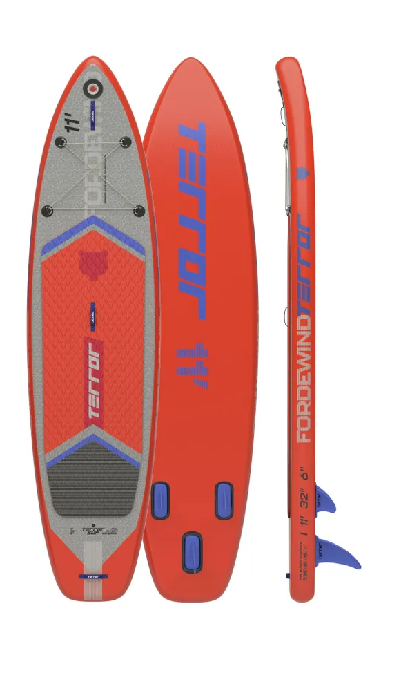 SUP-борд TERROR FordeWind S23 335x81x15 см red