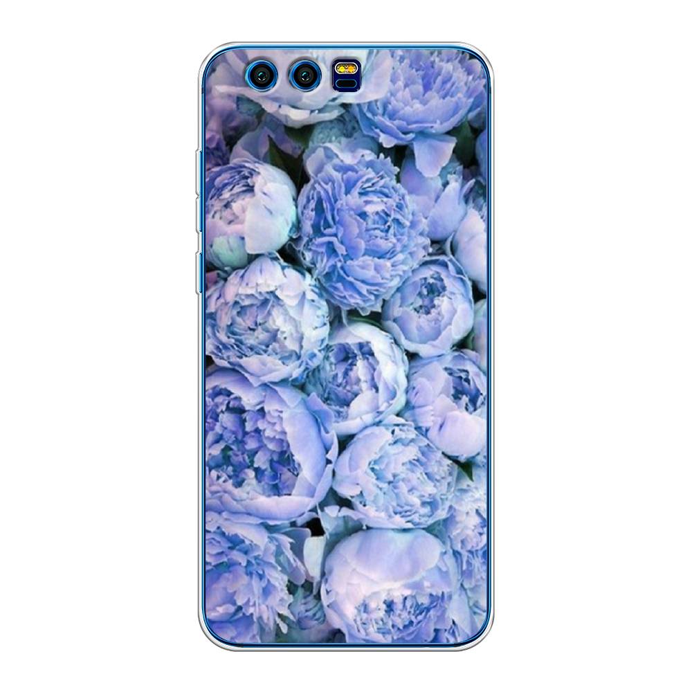 

Чехол Awog на Honor 9 "Пионы голубые", Разноцветный, 62450-8