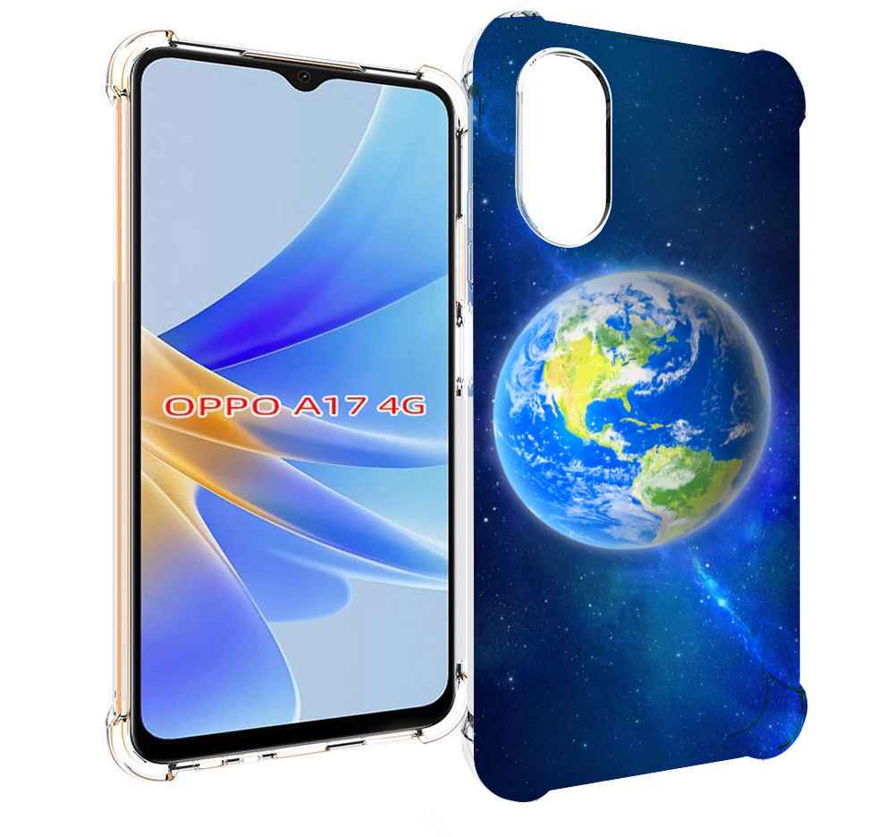 

Чехол MyPads Планета-Земля для OPPO A17, Прозрачный, Tocco