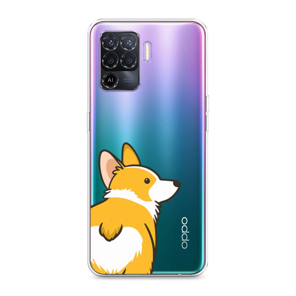 

Чехол Awog на Oppo Reno 5 Lite "Корги следуй за мной", Разноцветный, 255150-2