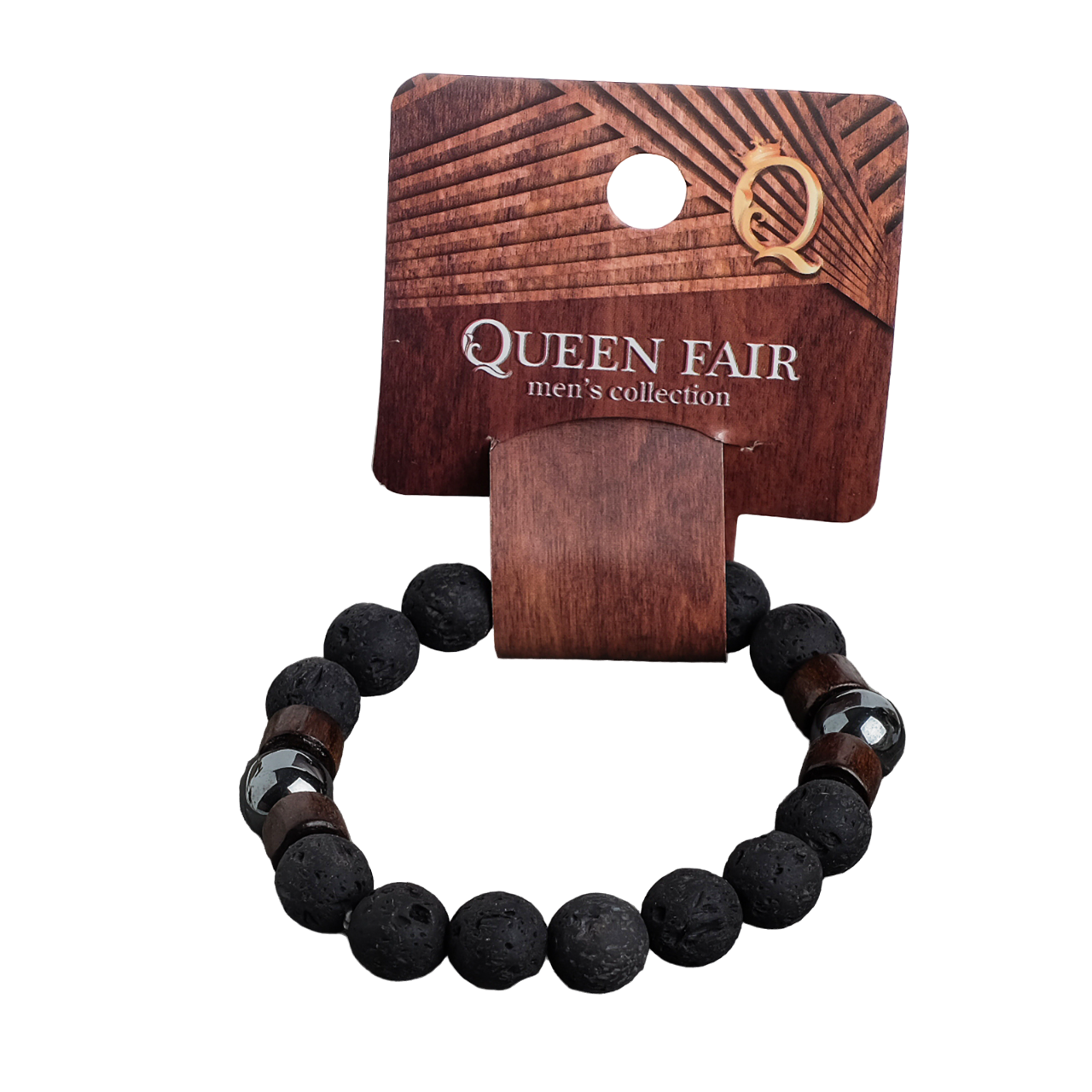 

Браслет из силикона р. 19 Queen Fair 4706679, дерево; камень искусственный, 4706679