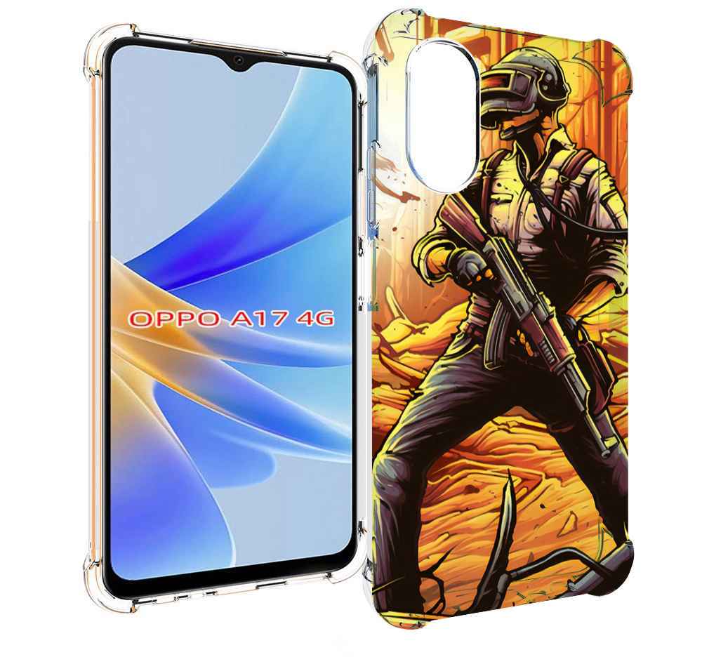 

Чехол MyPads Пабг для OPPO A17, Прозрачный, Tocco