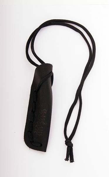 Чехол для варганов 70-85мм, кожа, с защитой язычка, тканевый шнурок, Мозеръ VB-2