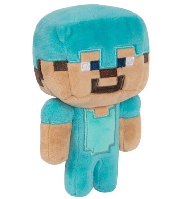

Мягкая игрушка Minecraft Happy Explorer Diamond Steve Plush 18см, Голубой, Мягкая игрушка Minecraft Happy Explorer Diamond Steve Plush 18см