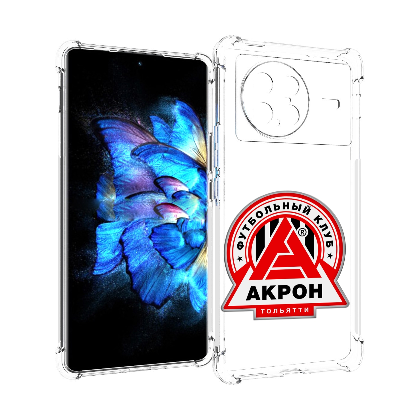 

Чехол MyPads фк-акрон-2 для Vivo X Note 5G, Прозрачный, Tocco