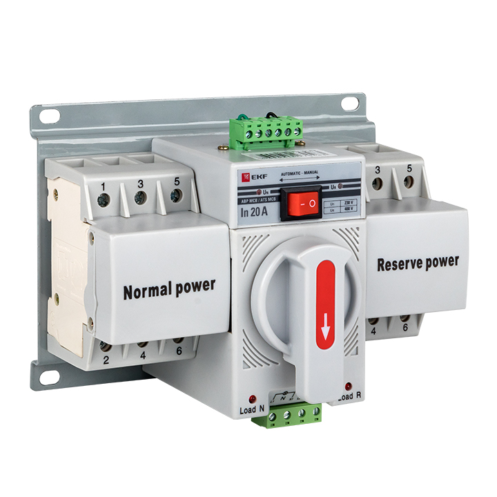 

Устройство АВР EKF PROxima МCB ats-mcb-20c-3p-pro 20А (C) 3Р 400В