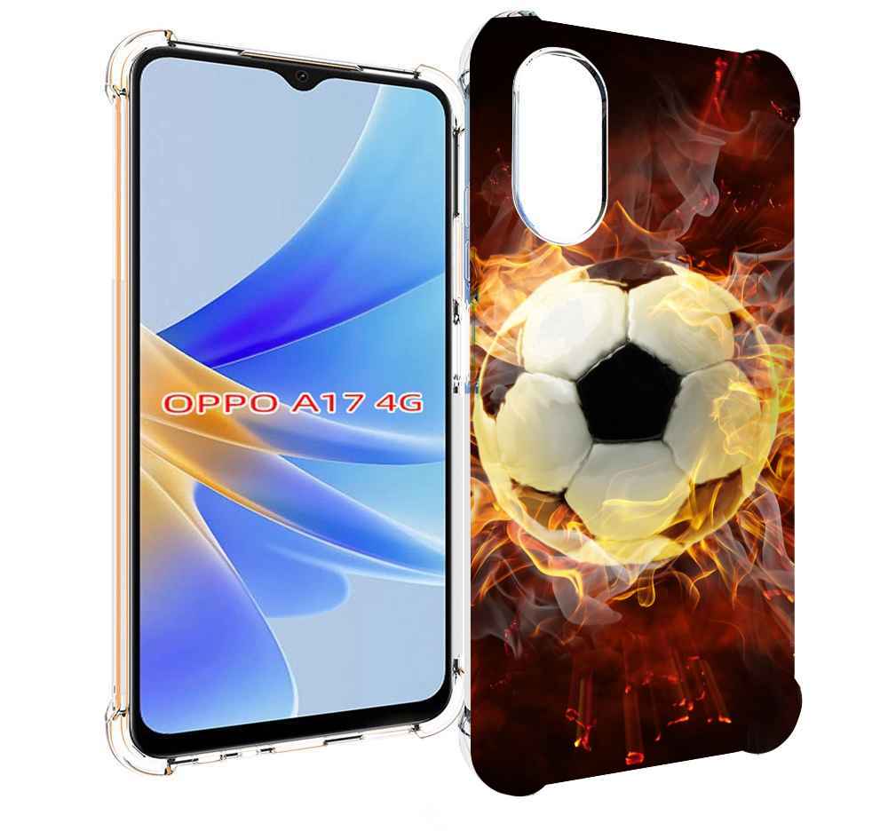 

Чехол MyPads Огненный-мяч для OPPO A17, Прозрачный, Tocco