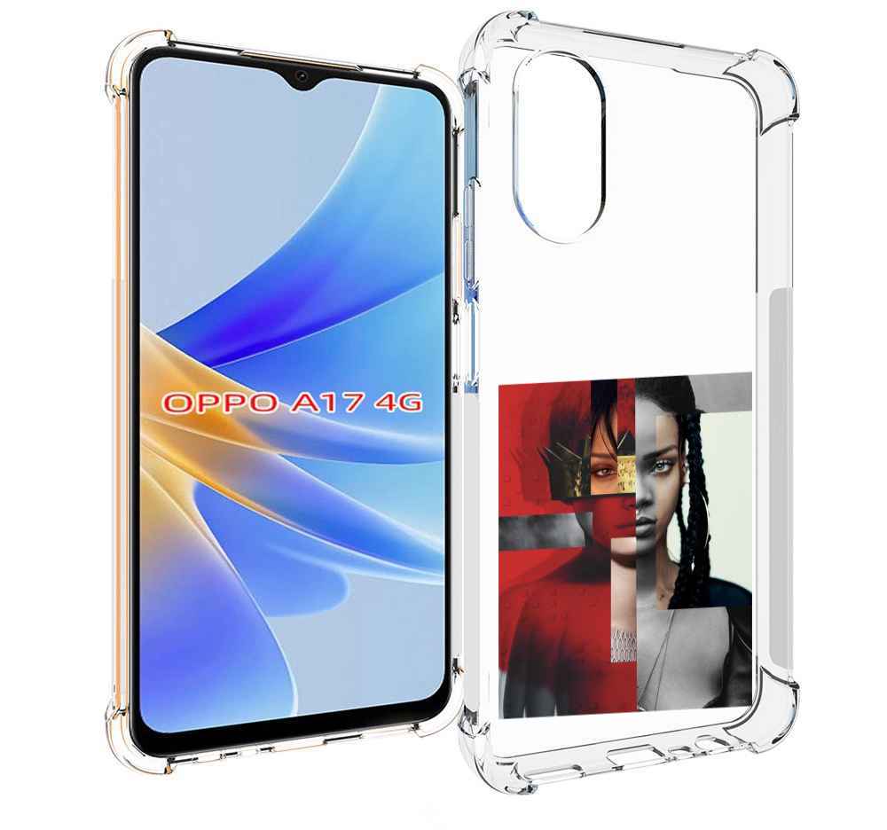 

Чехол MyPads Обложка-Рианна для OPPO A17, Прозрачный, Tocco