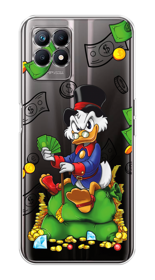 

Чехол на Realme 8i "Scrooge Richness", Черный;синий;зеленый, 257350-1