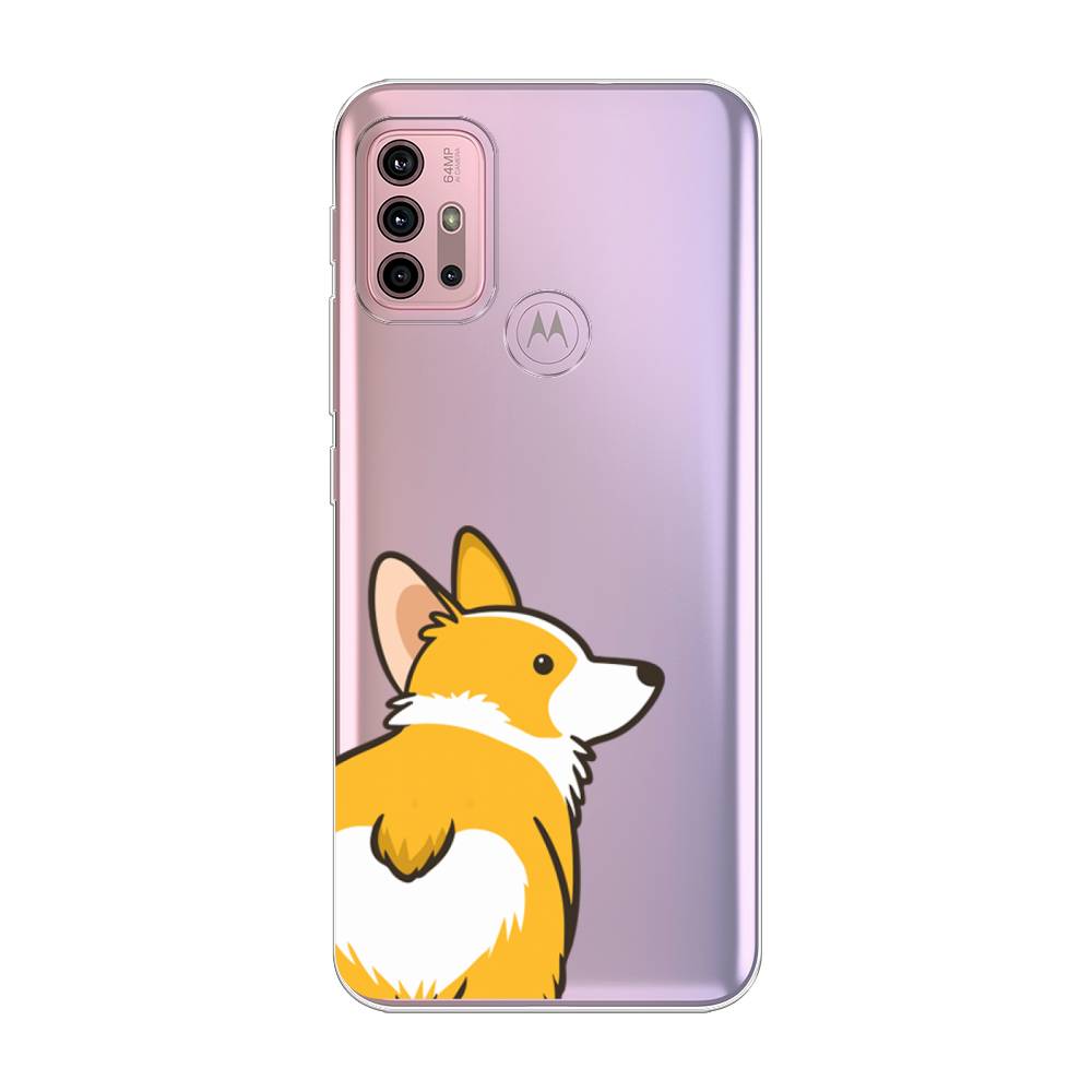 

Чехол Awog на Lenovo K13 Note/Motorola Moto G10/G20/G30 "Корги следуй за мной", Разноцветный, 242350-2