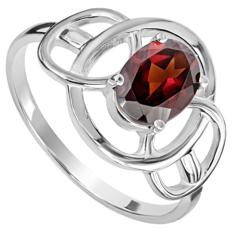 

Кольцо из серебра с гранатом р.  LAZURIT-ONLINE 8415PD, 8415PD