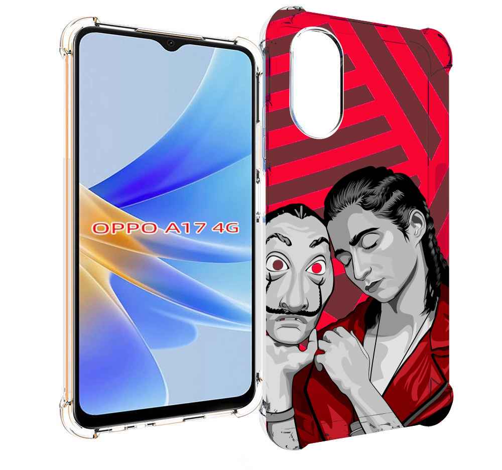 

Чехол MyPads Найроби-бумажного-дома для OPPO A17, Прозрачный, Tocco