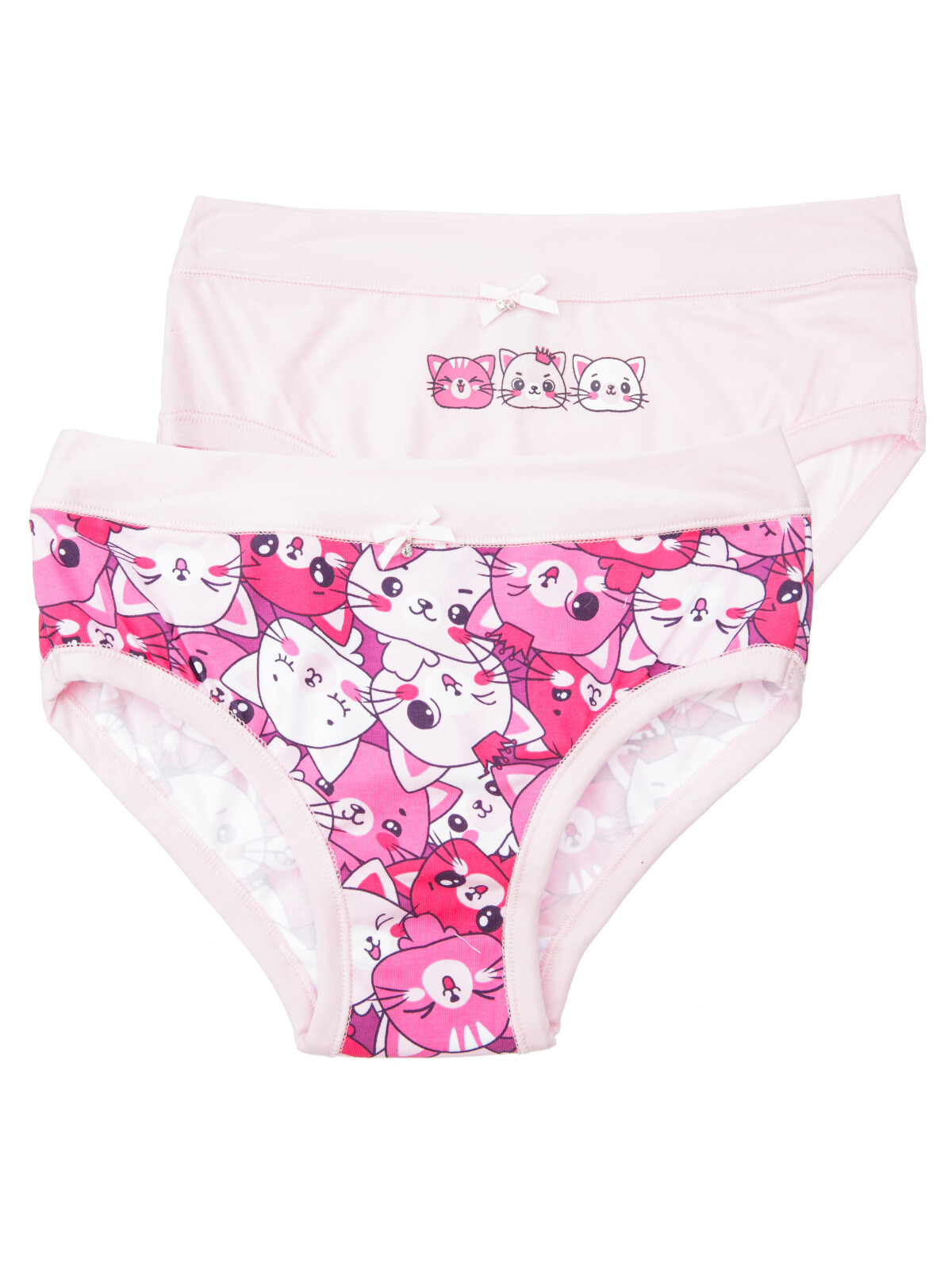 Трусы для девочек PlayToday, 2 шт в комплекте, светло-розовый,фуксия,цветной, 158-164
