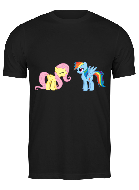 

Футболка мужская Printio My little pony yay 23 черная M, Черный, My little pony yay 23