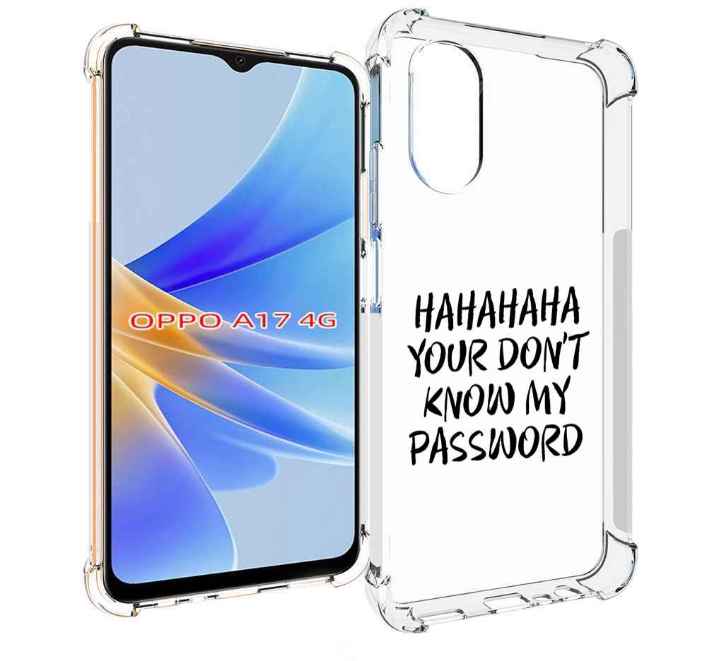 

Чехол MyPads Мой-пароль для OPPO A17, Прозрачный, Tocco