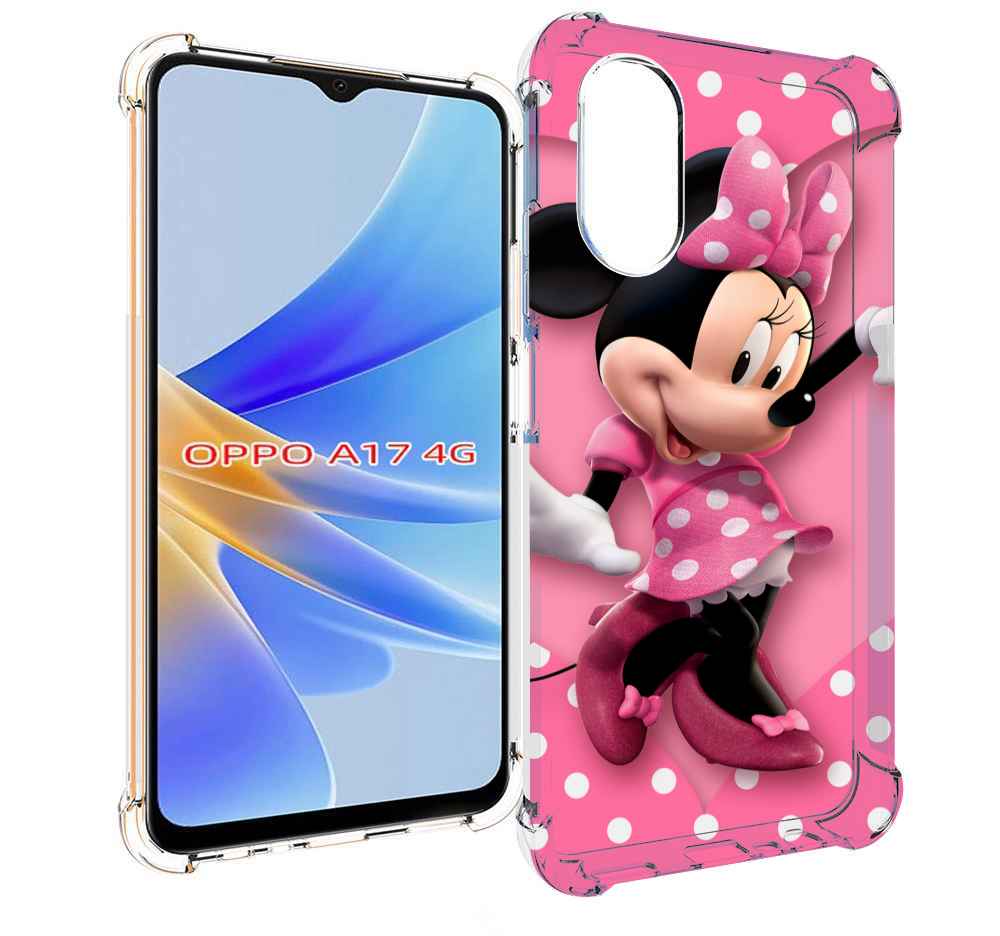 

Чехол MyPads Минни-Маус-в-сердце женский для OPPO A17, Прозрачный, Tocco