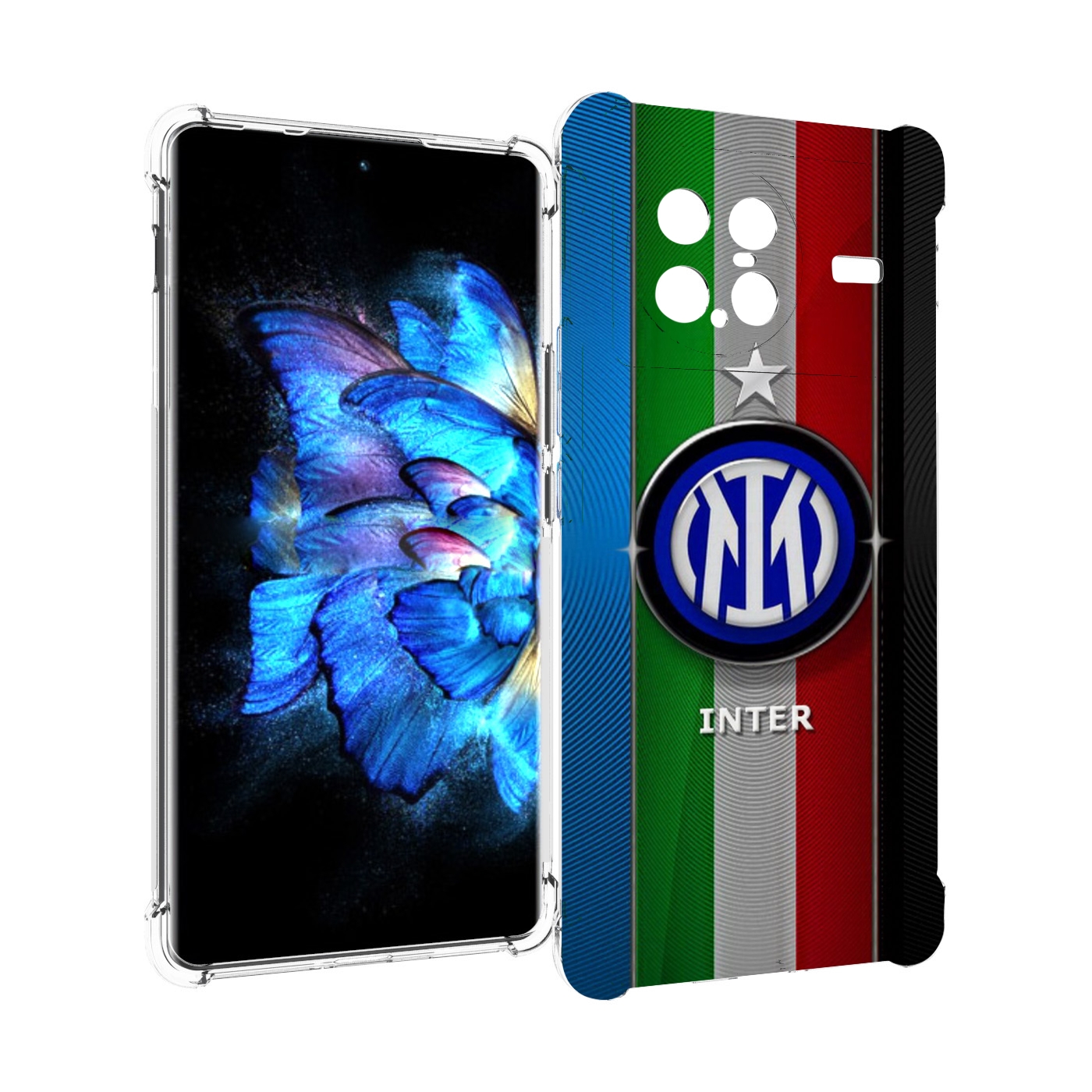 

Чехол MyPads фк интер милан для Vivo X Note 5G, Прозрачный, Tocco