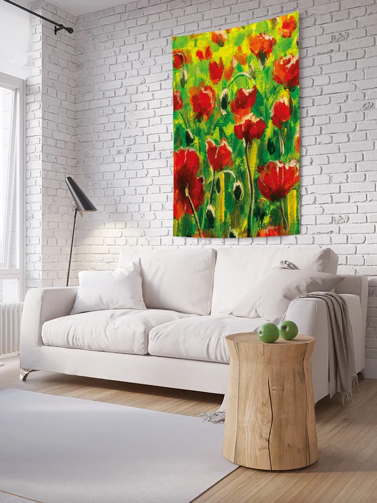 

Вертикальное фотопанно на стену JoyArty Ромашки и маки, 100x150 см