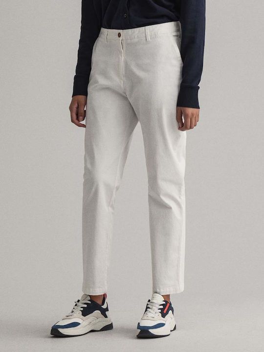 

Брюки женские GANT 4150176 белые 44 EU, Белый, 4150176