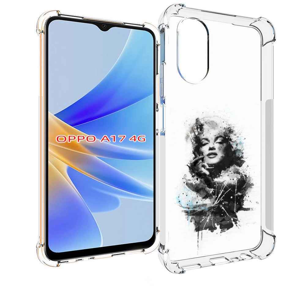

Чехол MyPads Мерлин Монро загадочная женский для OPPO A17, Прозрачный, Tocco