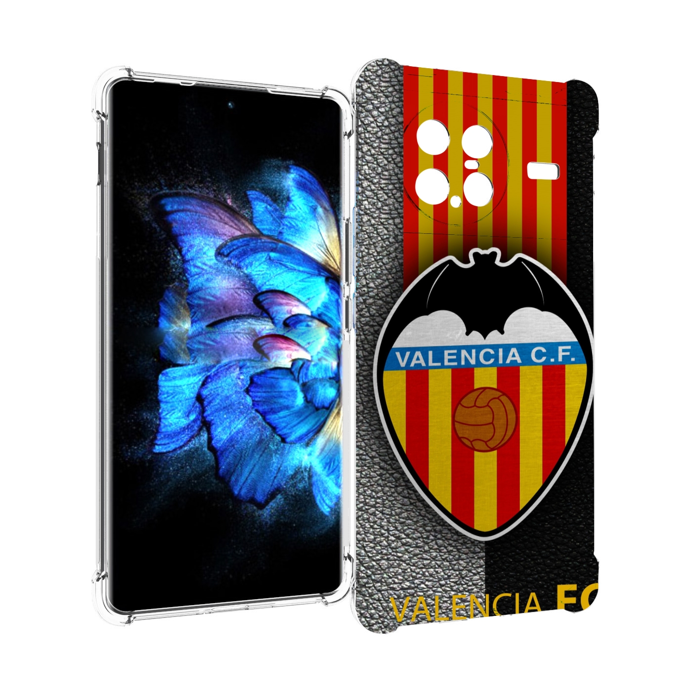 

Чехол MyPads фк валенсия мужской для Vivo X Note 5G, Прозрачный, Tocco