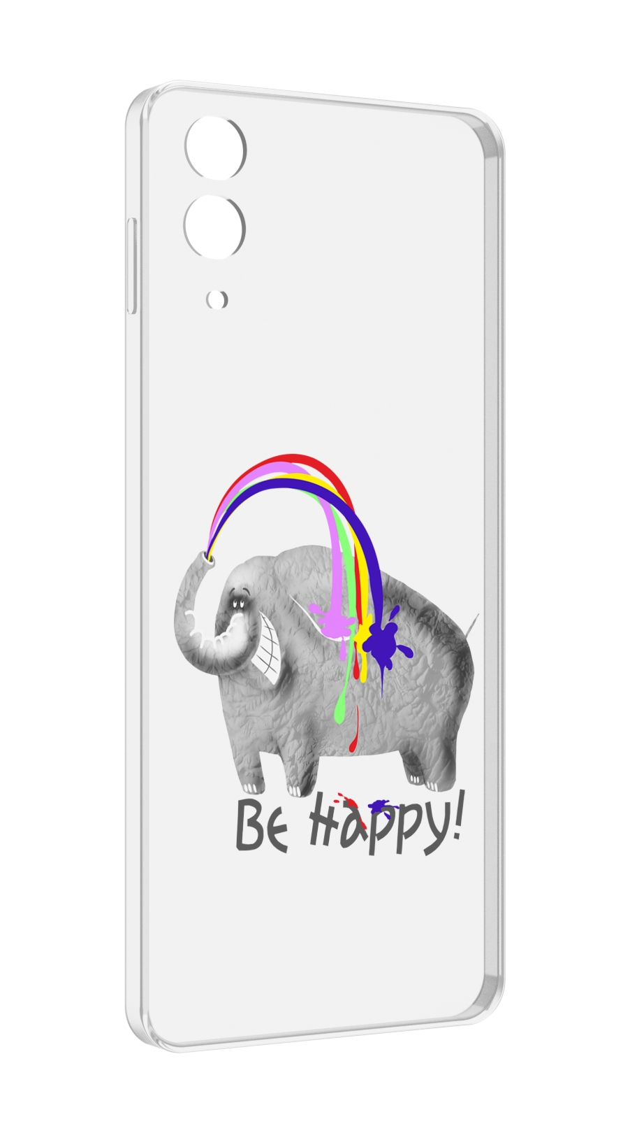 

Чехол MyPads счастливый слон для Samsung Galaxy Z Flip 4 (SM-F721), Прозрачный, Tocco