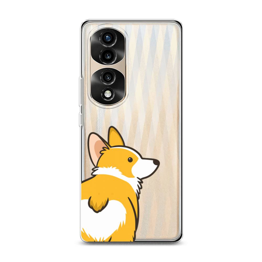 

Силиконовый чехол "Корги следуй за мной" на Honor 70 Pro, 6108350-2