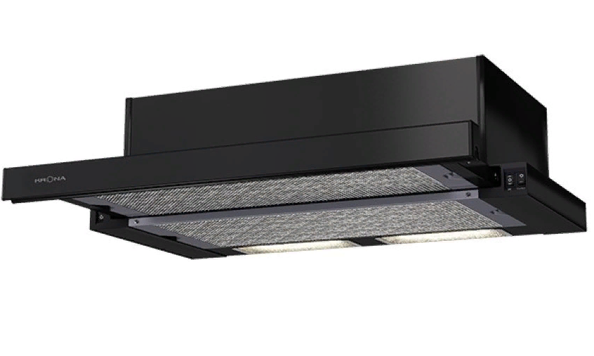 

Вытяжка встраиваемая KAMILLA 600 2DN BLACK