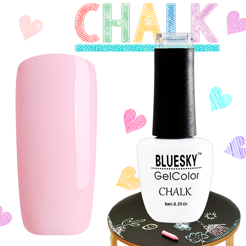 

Гель-лак BlueSky Chalk #002, 8 мл клубничный розовый