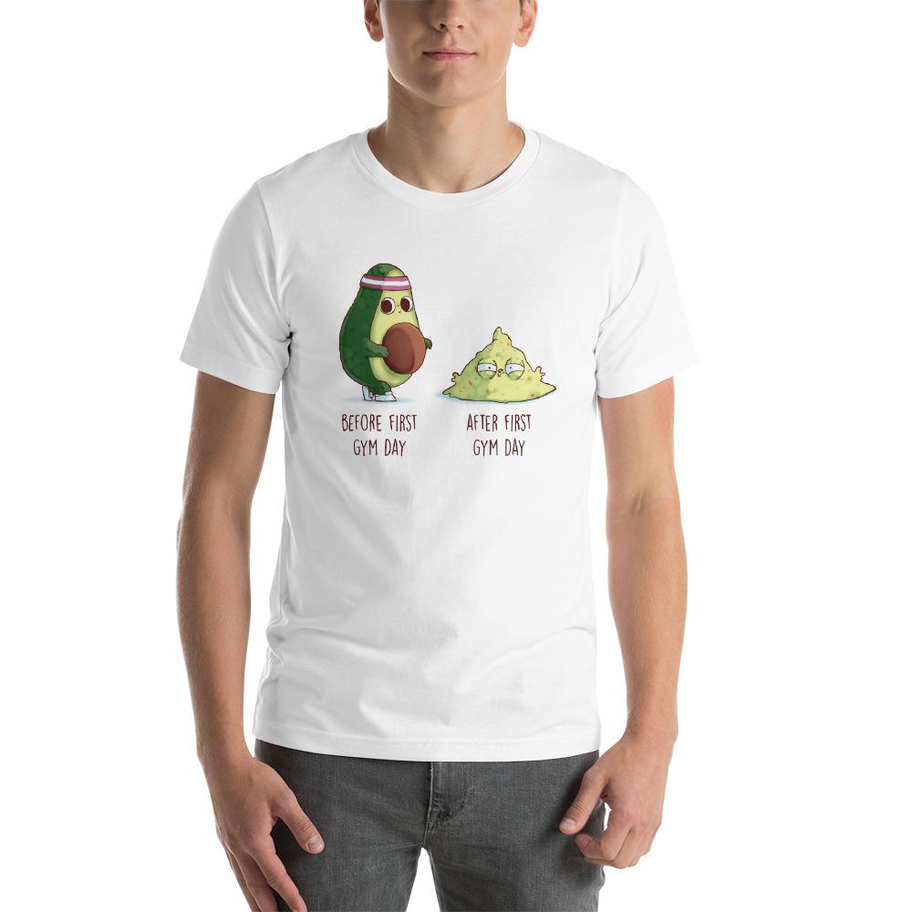 

Футболка унисекс Pigtellingent gym avocado белая XL, Белый, gym avocado