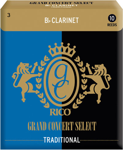 фото Трости для кларнета rico grand concert select traditional rgc10bcl300 d'addario