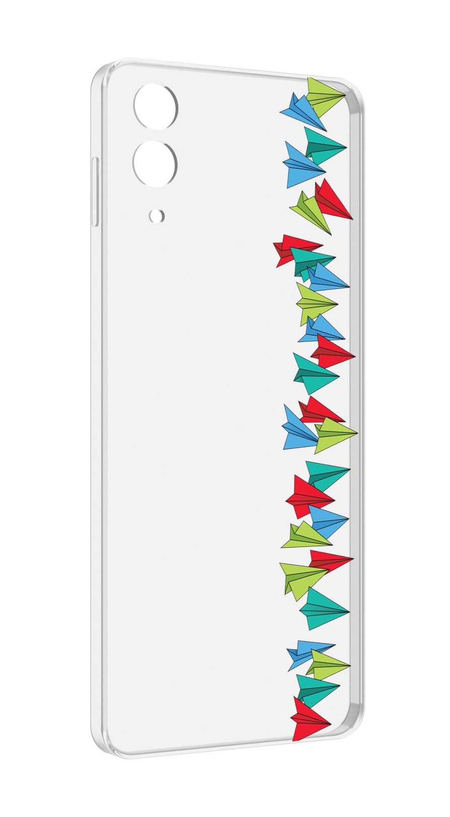 

Чехол MyPads самолетики из листочков для Samsung Galaxy Z Flip 4 (SM-F721), Прозрачный, Tocco