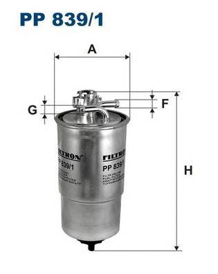 

Фильтр топливный Filtron PP8391