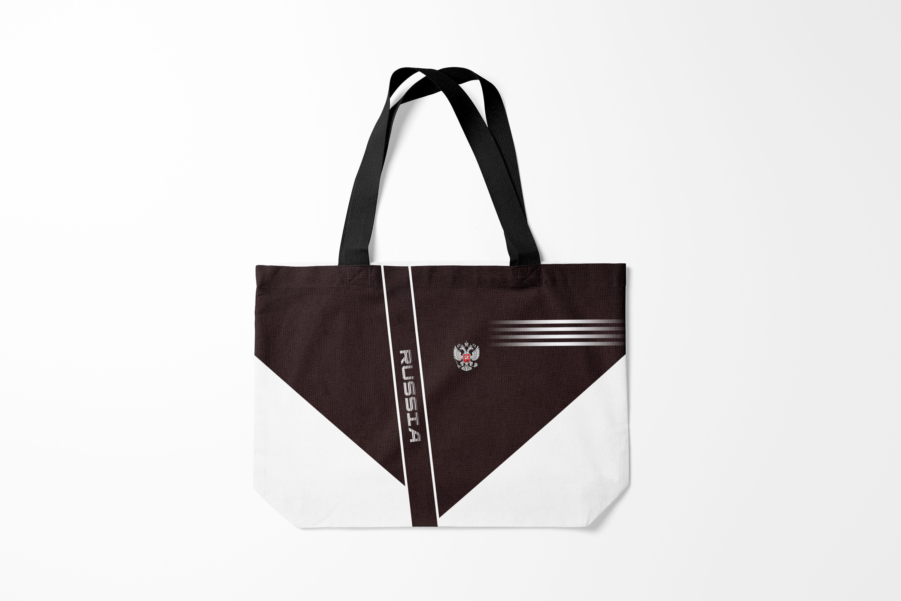 

Сумка шoппер унисекс Burnettie Патриотизм Russia Pattern, черный, Патриотизм Russia Pattern