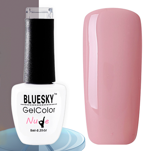 Гель-лак BlueSky Nude #002, 8 мл розово-бежевый