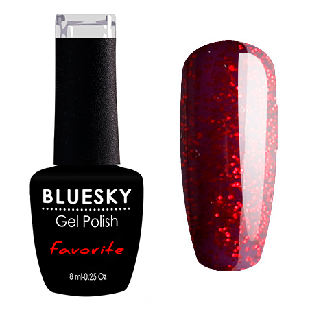 

Гель-лак BlueSky Favorite #017 545, 8 мл темно-фиолетовый