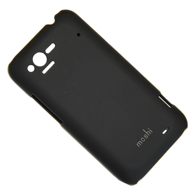 фото Чехол для htc rhyme задняя крышка пластиковый прорезиненный moshi case soft touch <черный> promise mobile