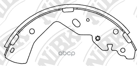 

Колодки барабанные ford ranger, mazda b2500 2.5d/td 99> Fn3413-nibk