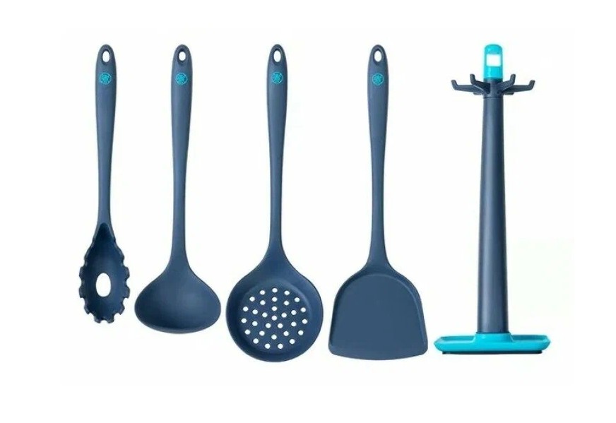 

Набор кухонных принадлежностей Xiaomi Zhiwu Silicone Kitchenware Suit ZCPJ001, Бирюзовый;серый, Zhiwu Silicone Kitchenware Suit (ZCPJ001)