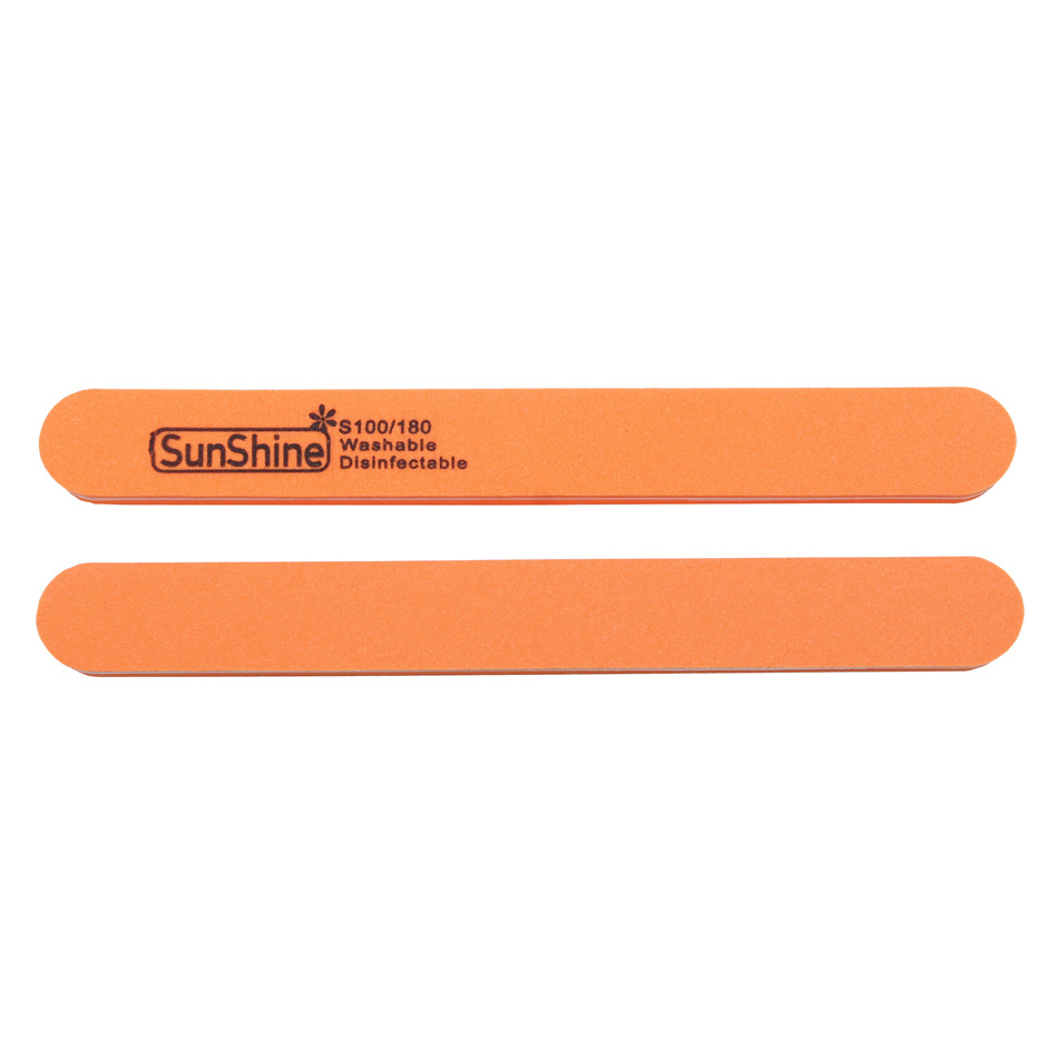 

SunShine, Пилка для шлифовки прямая оранжевая 100/180 S4OR, 1 шт