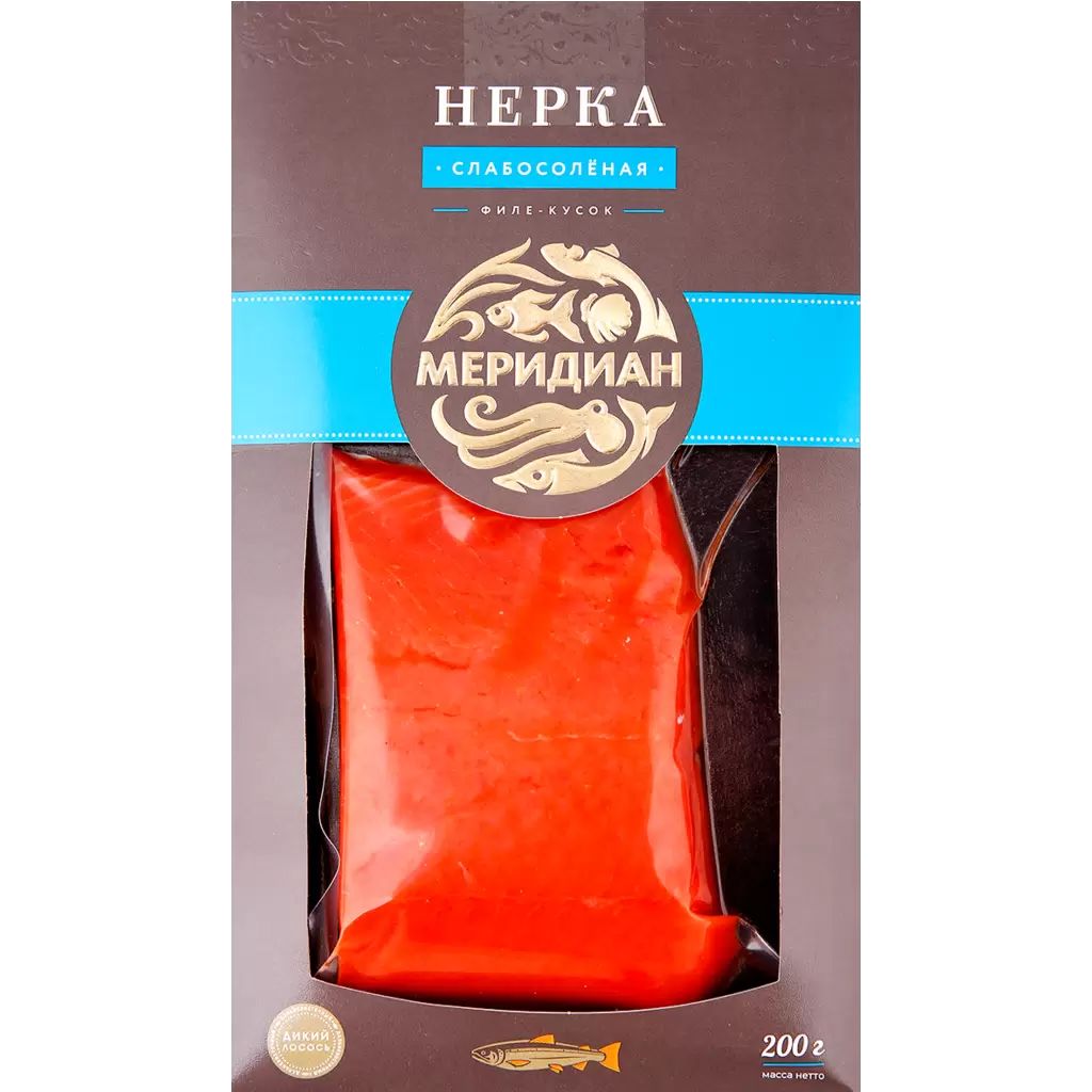 

Нерка слабосоленая филе 200 г